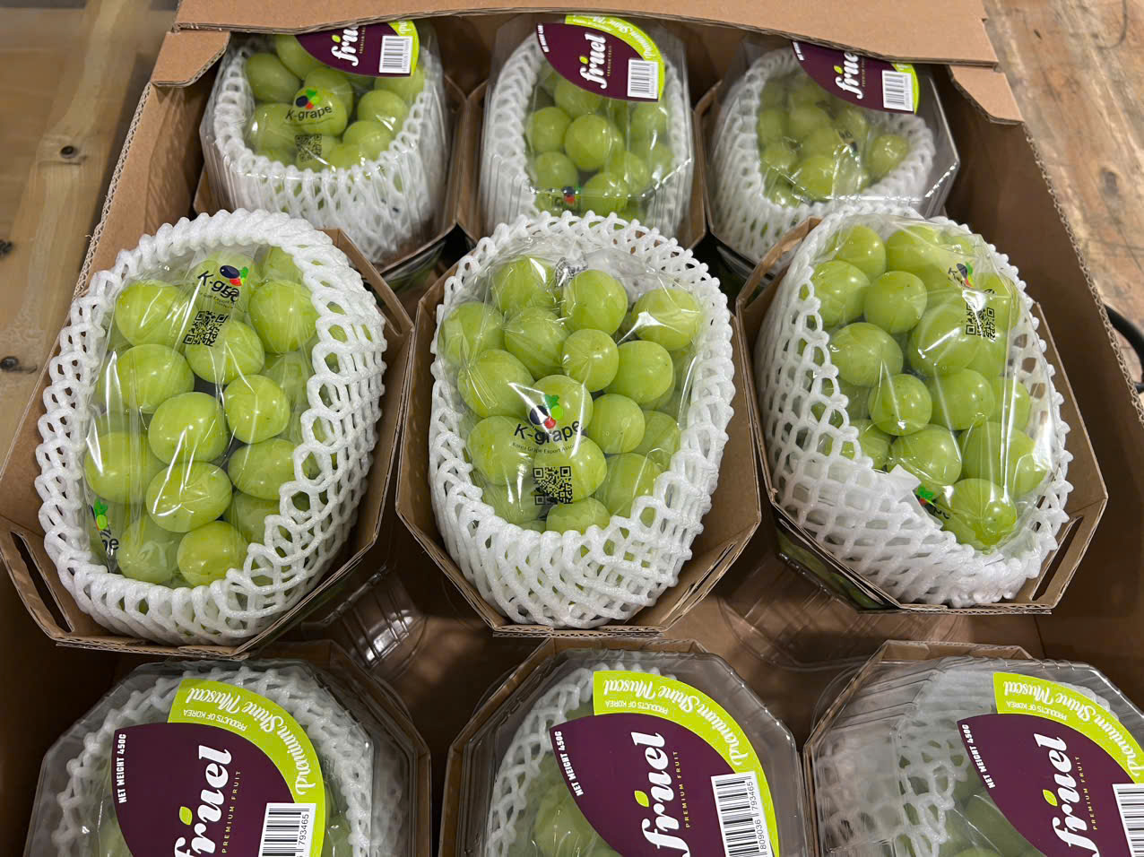 Nho Mẫu Đơn Hàn Quốc