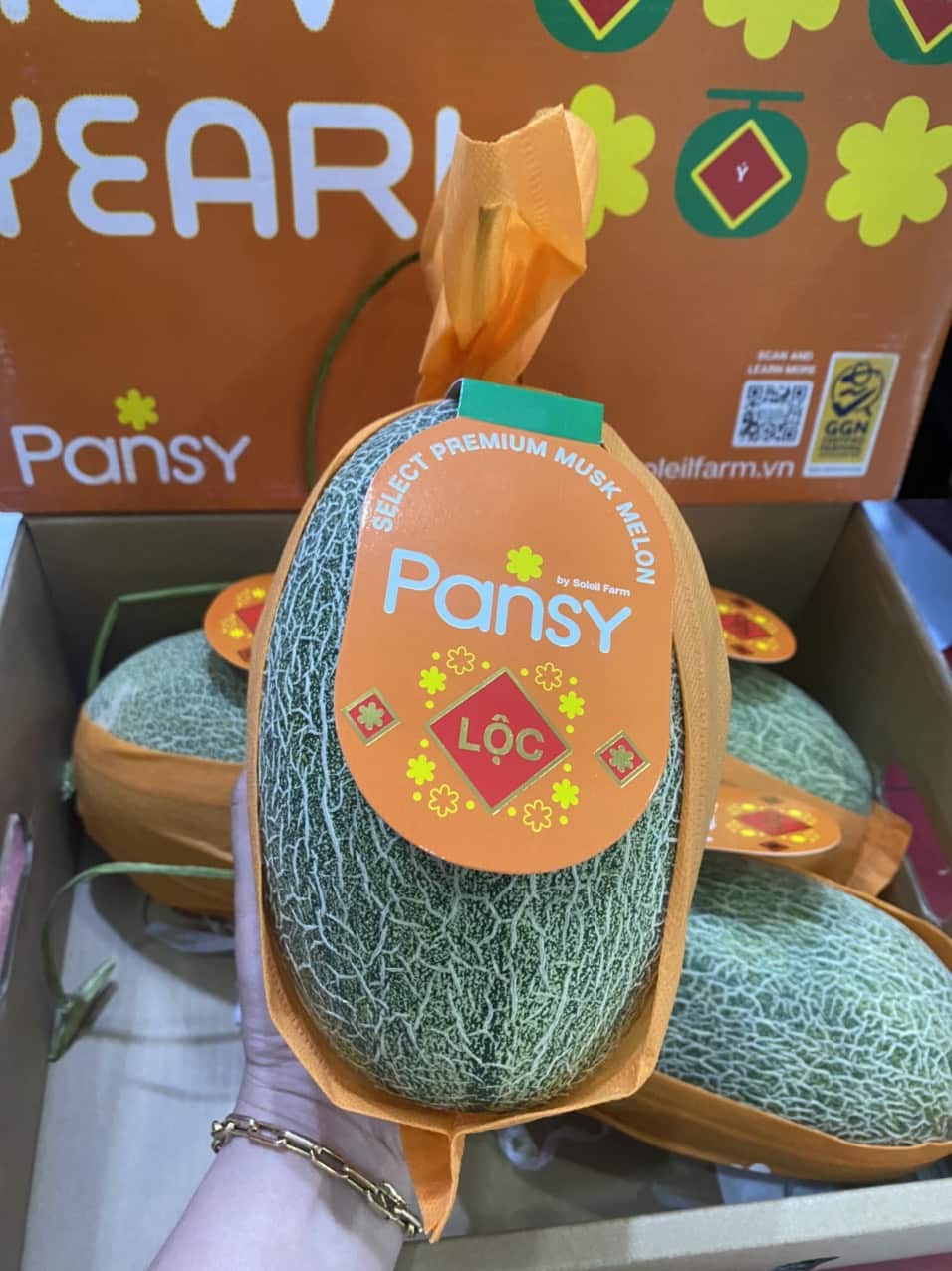 dưa lưới ruột cam