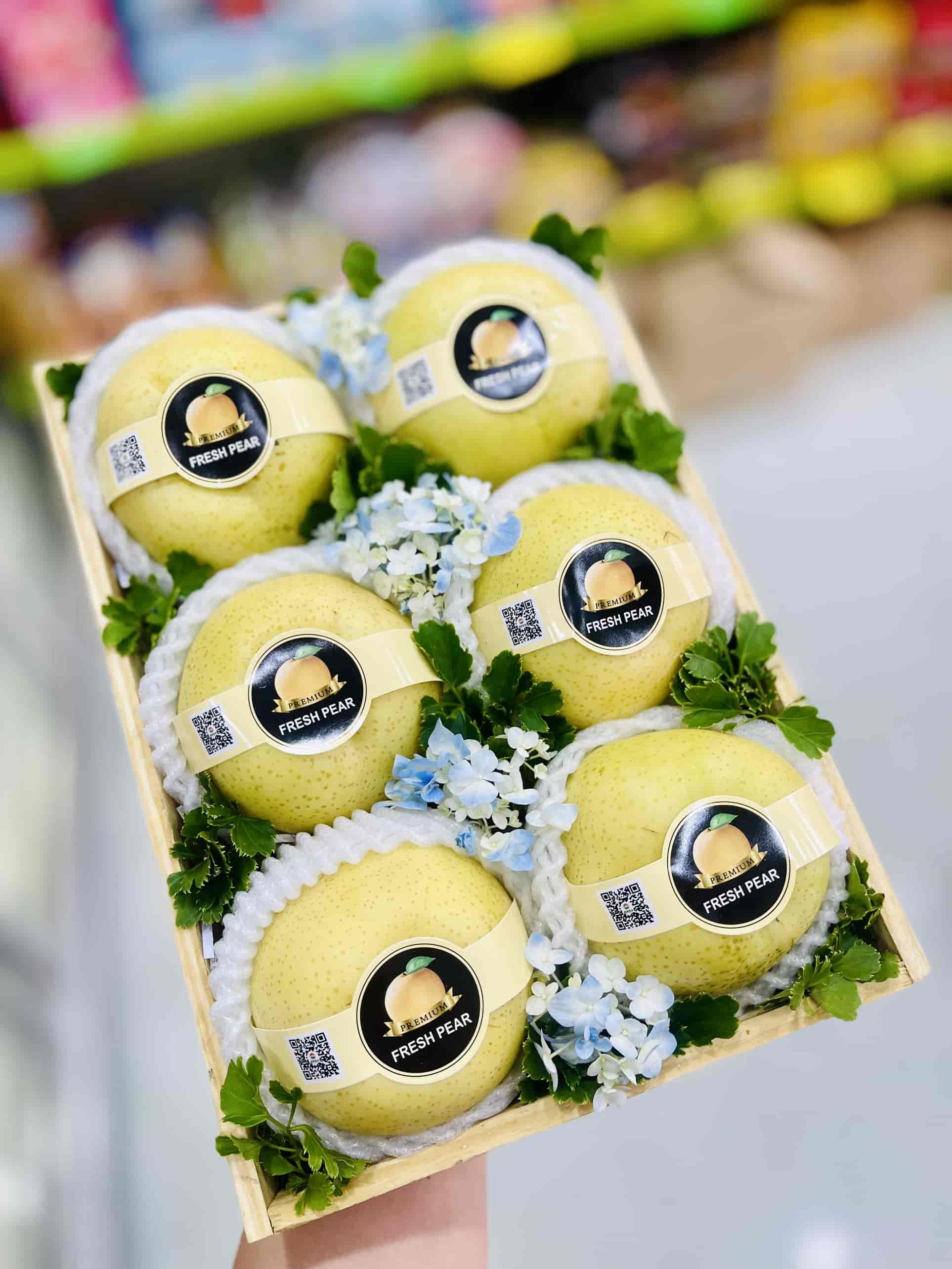 Khay Quà Trái Cây Lê Sữa