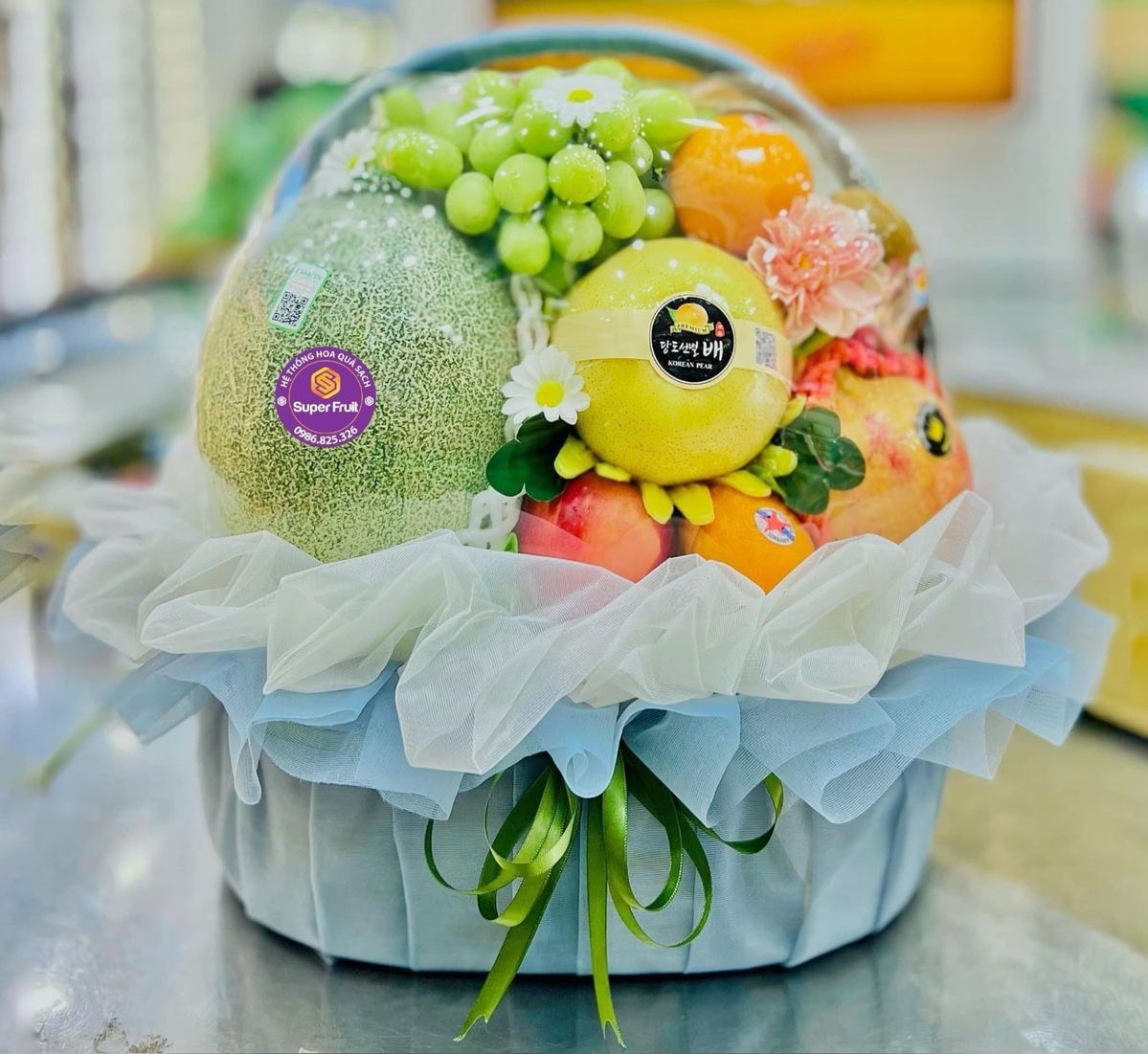 Giỏ trái cây thăm tặng