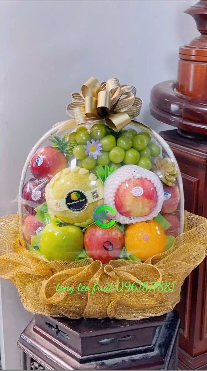 Giỏ Quà Trái Cây Cao Cấp – Quà Biếu Tết Sang Trọng
