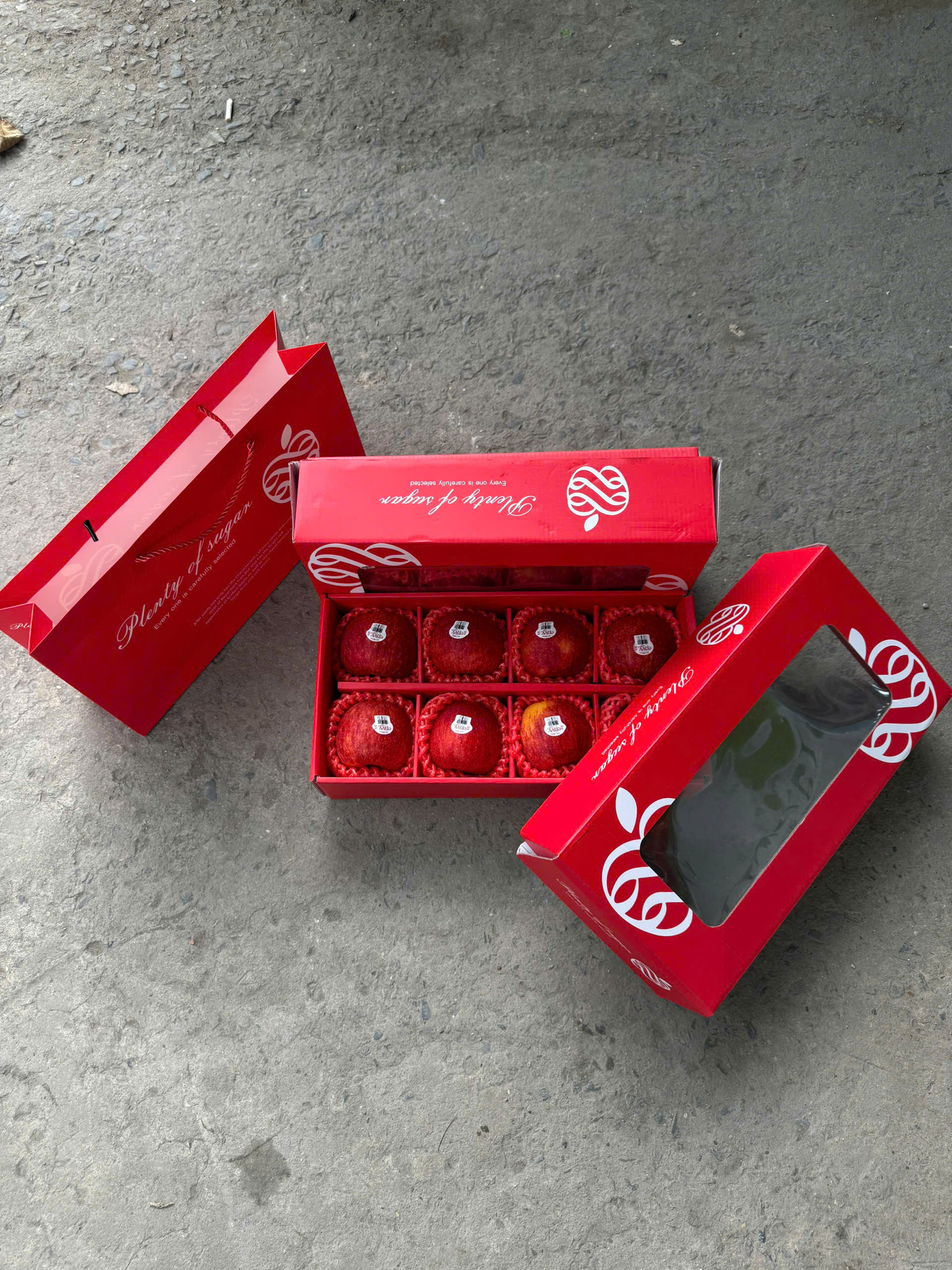 HỘP QUÀ TẾT TÁO ENVY NZL 8 TRÁI CAO CẤP