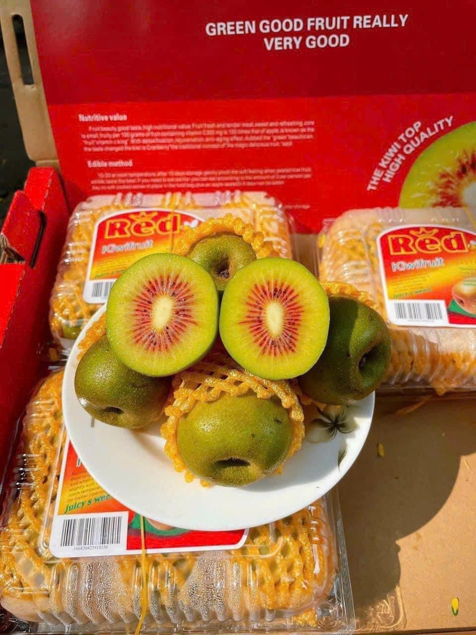 kiwi ruột đỏ nhập khẩu